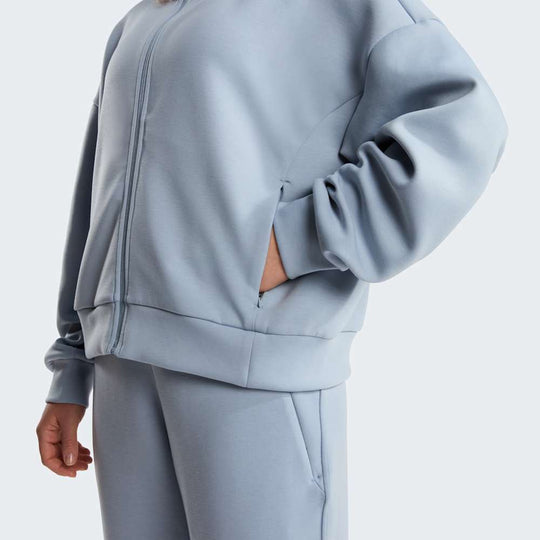 The North Face W Jaida Full Zip Hooded Jacket - Frost Grey - ALT11