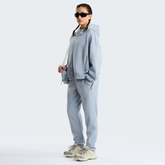 The North Face W Jaida Full Zip Hooded Jacket - Frost Grey - ALT5