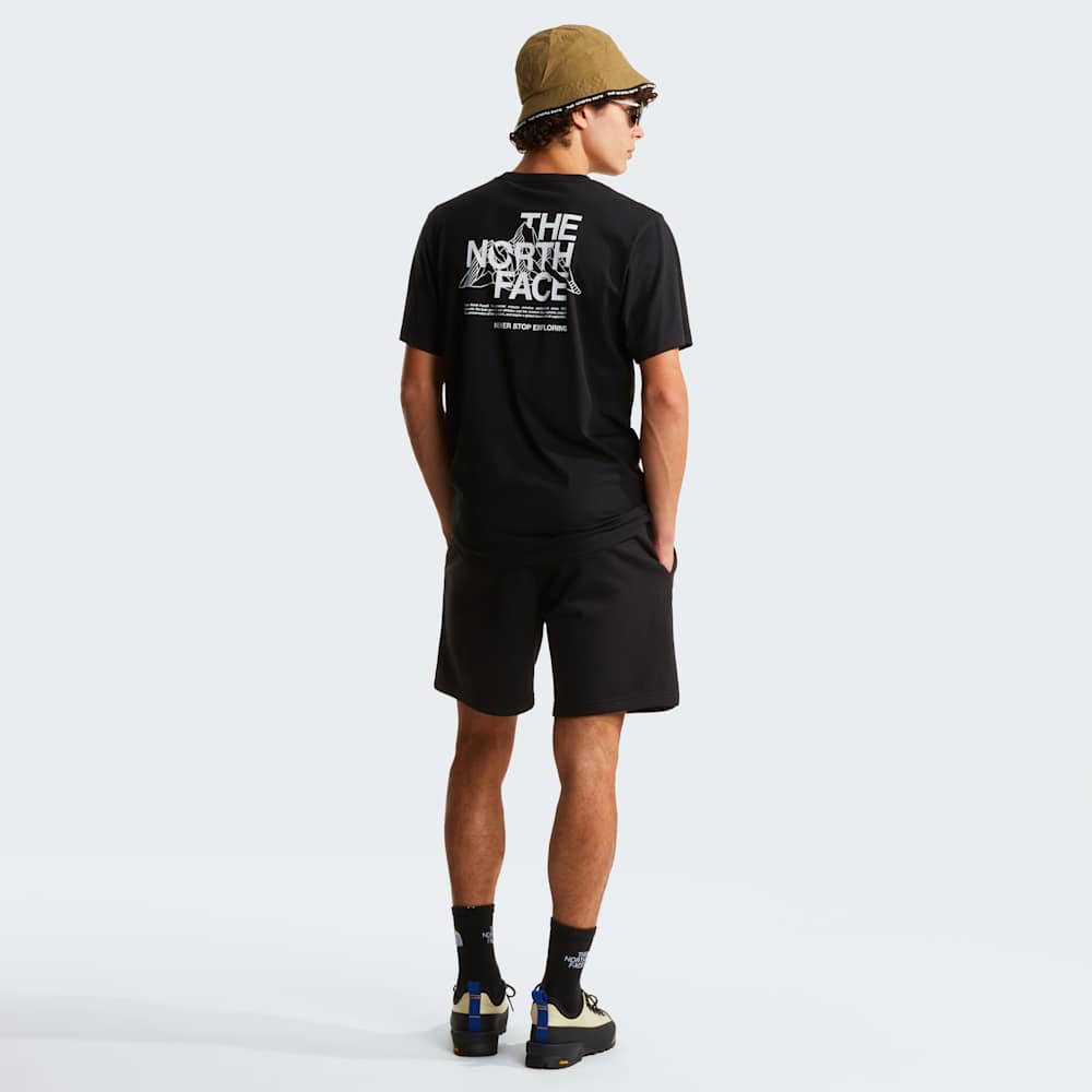 The North Face M Mountain Sketch Regular Short Sleeve - Tnf Black - ALT2