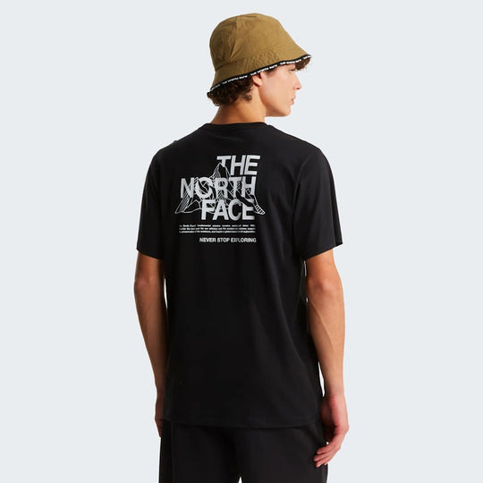 The North Face M Mountain Sketch Regular Short Sleeve - Tnf Black - HERO
