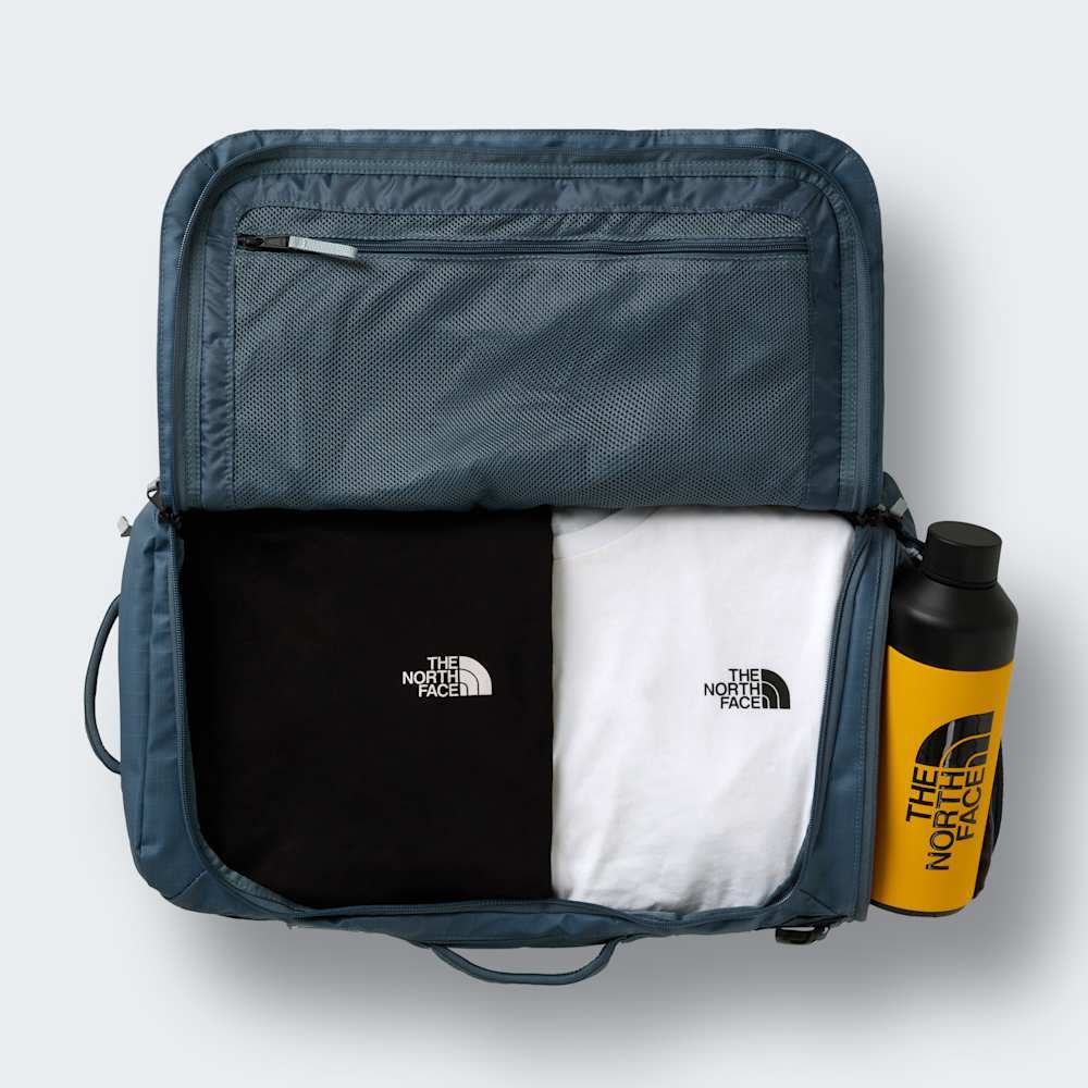 The North Face Base Camp Voyager Duffel 32L Granite Grey/Frost Grey ALT2
