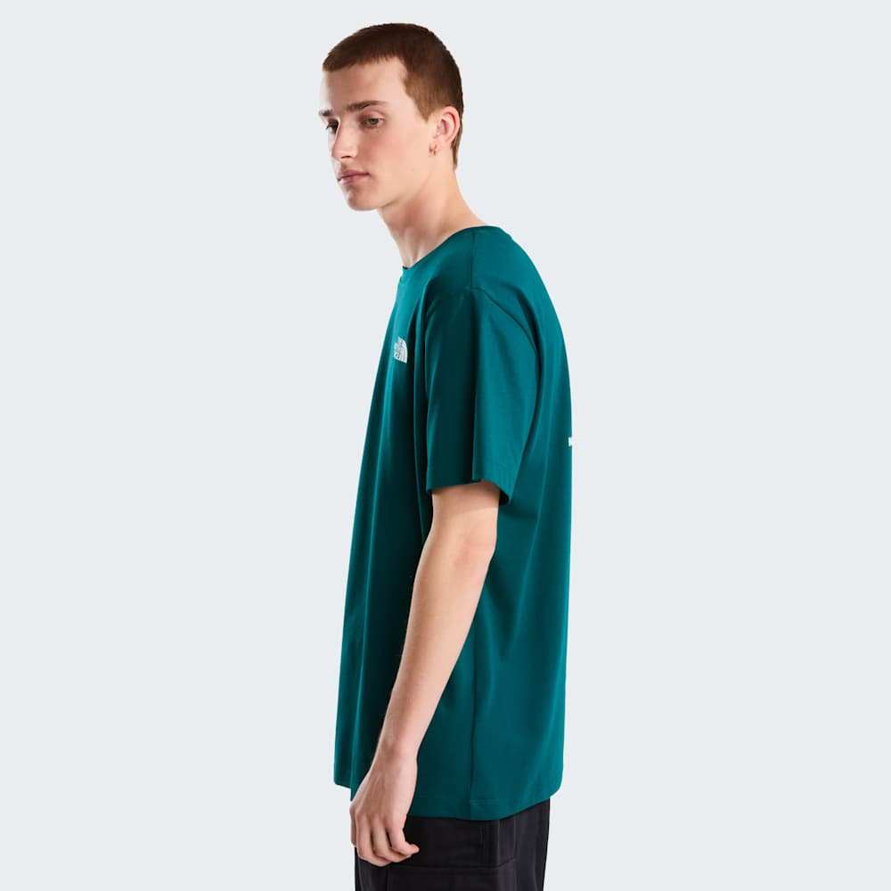 The North Face M Evolution Box Nse Regular Short Sleeve Pacific Teal ALT3