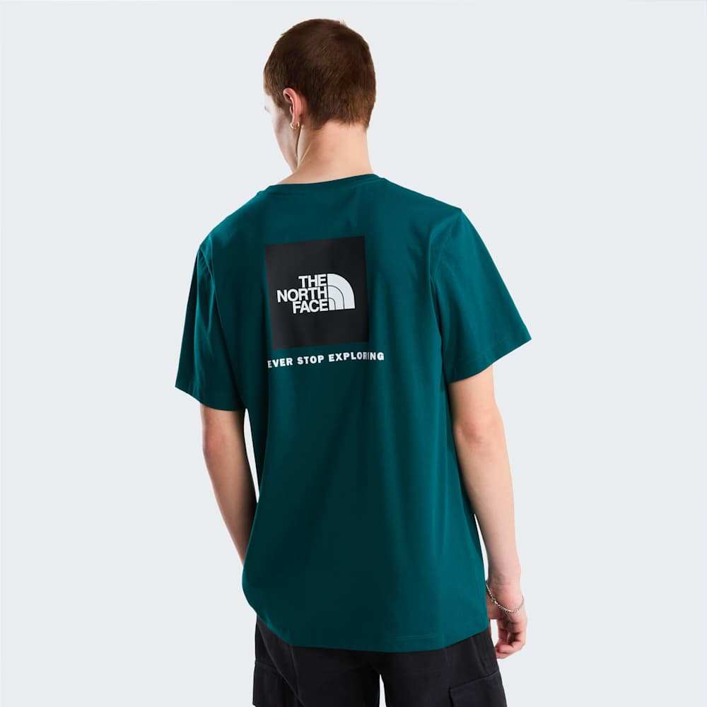 The North Face M Evolution Box Nse Regular Short Sleeve Pacific Teal HERO