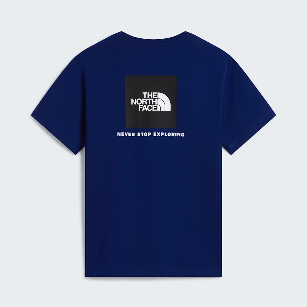 The North Face M Evolution Box Nse Regular Short Sleeve Bold Blue ALT31