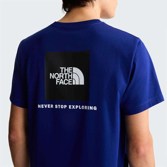 The North Face M Evolution Box Nse Regular Short Sleeve Bold Blue ALT5