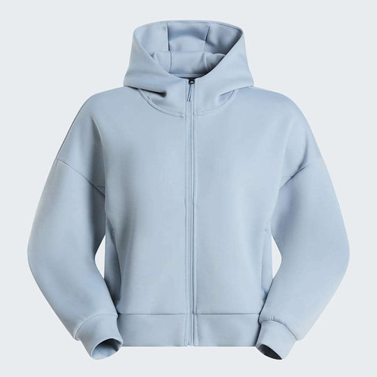 The North Face W Jaida Full Zip Hooded Jacket Frost Grey HERO