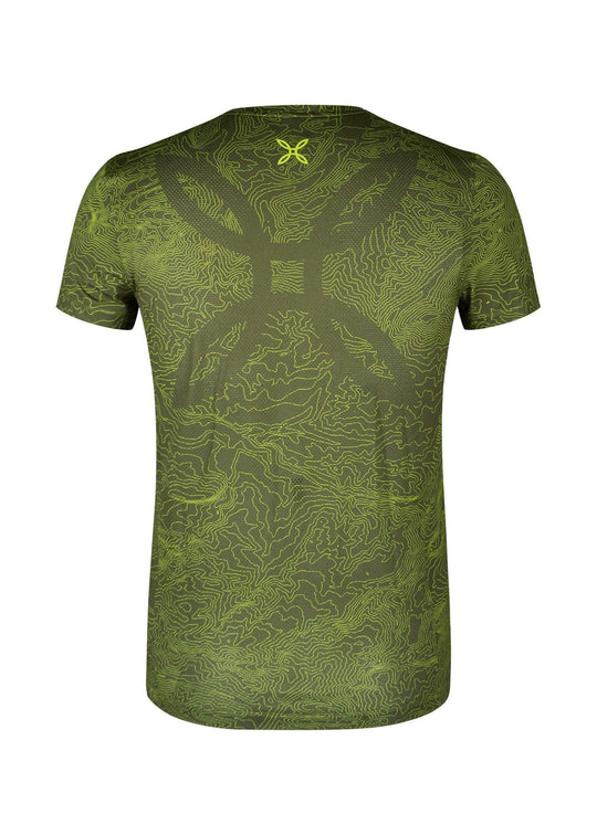 Topographic Sublime T-Shirt - Verde Salvia/Verde Lime (4947) - Bshop