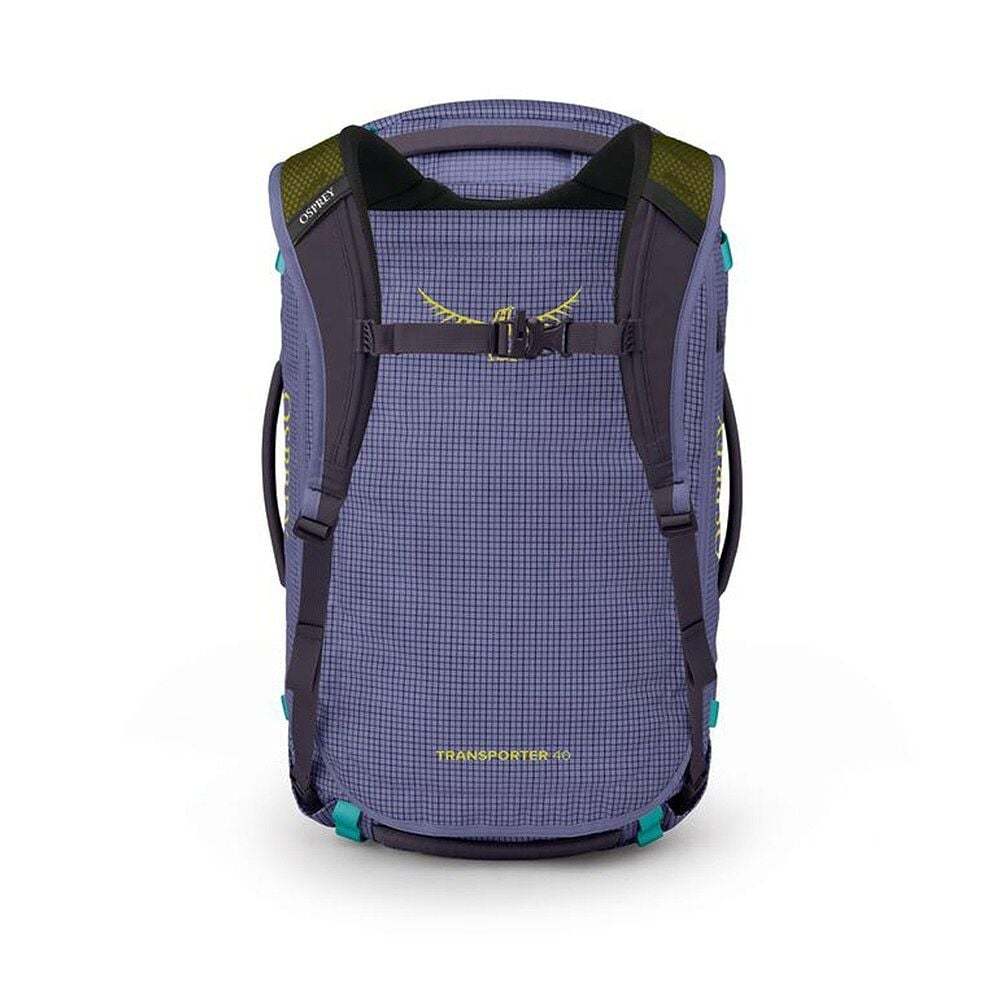 Transporter 40 durable weather-resistant duffel bag with multiple compartments and carry handles