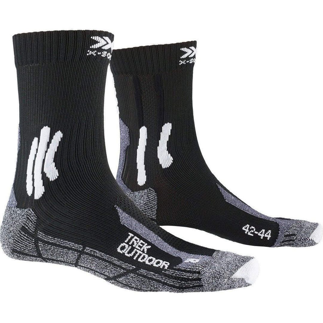 Trek Outdoor 4.0 Socks - Opal Black/Dolomite Grey Melan - Blogside