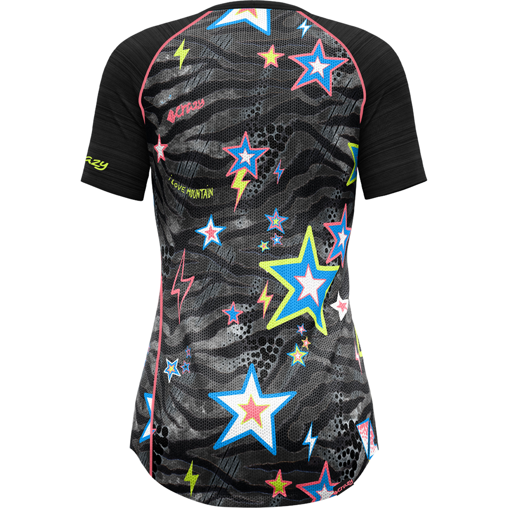 T-Shirt Alpinstar — Black-Zebra — retro