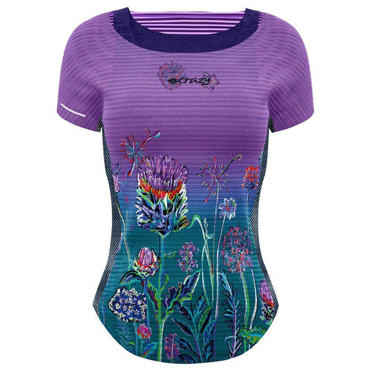 Crazy T-Shirt Slash S23096135D-00 Allium Flower - fronte