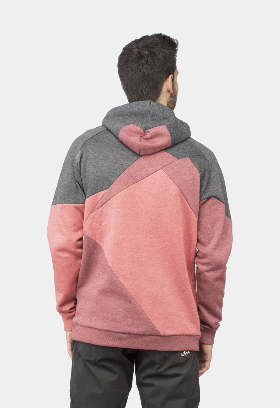 Villach Hoody - Red Melange - Blogside