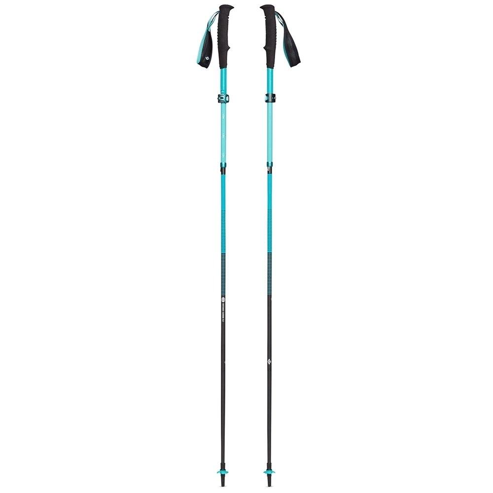 W Distance Carbon FLZ Poles, adjustable foldable trekking poles, carbon fiber construction, lightweight design.