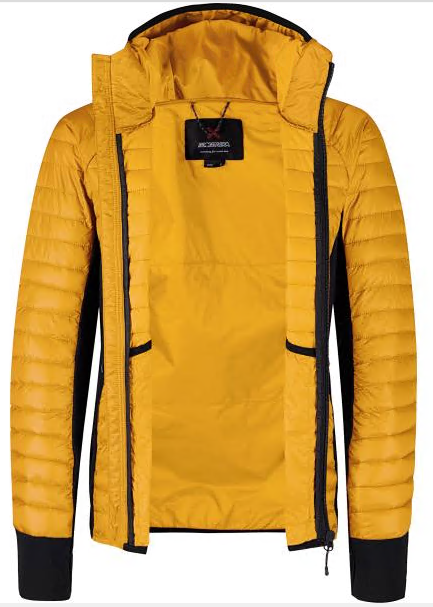 Giacca da donna outdoor leggera con cappuccio e imbottitura termica in nylon riciclato