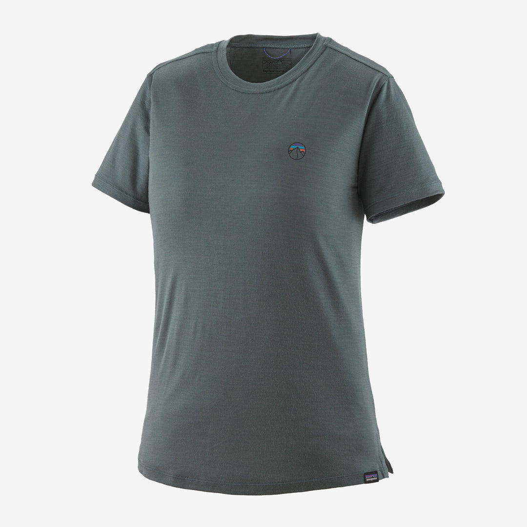W's Cap Cool Merino Graphic Shirt - Fitz Roy Icon: Nouveau Green - Blogside