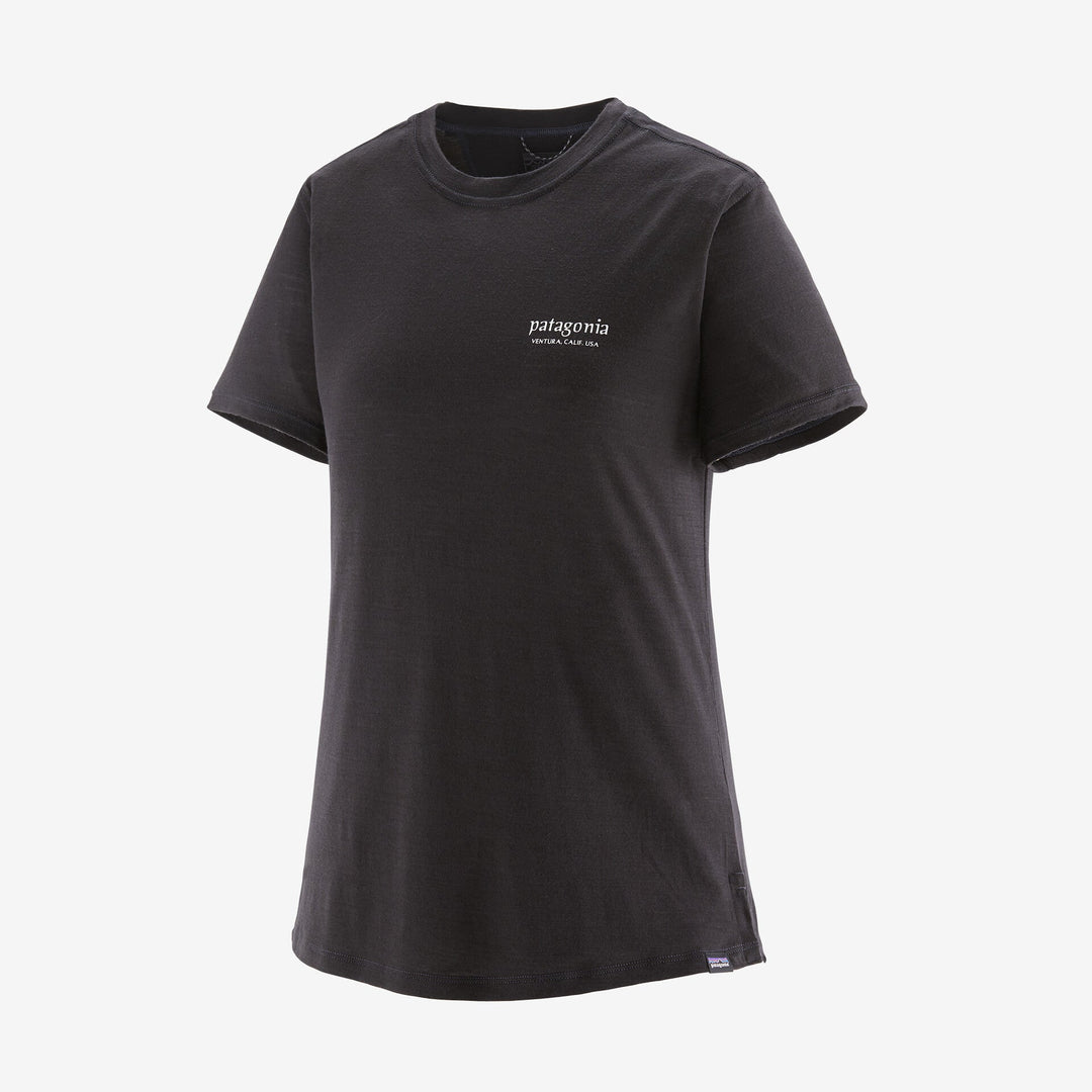 W's Cap Cool Merino Graphic Shirt - Heritage Header: Black - Blogside