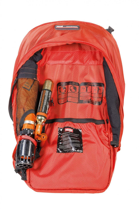 Zaino Light Safe 20 for freeride and ski mountaineering, lightweight with airbag system.