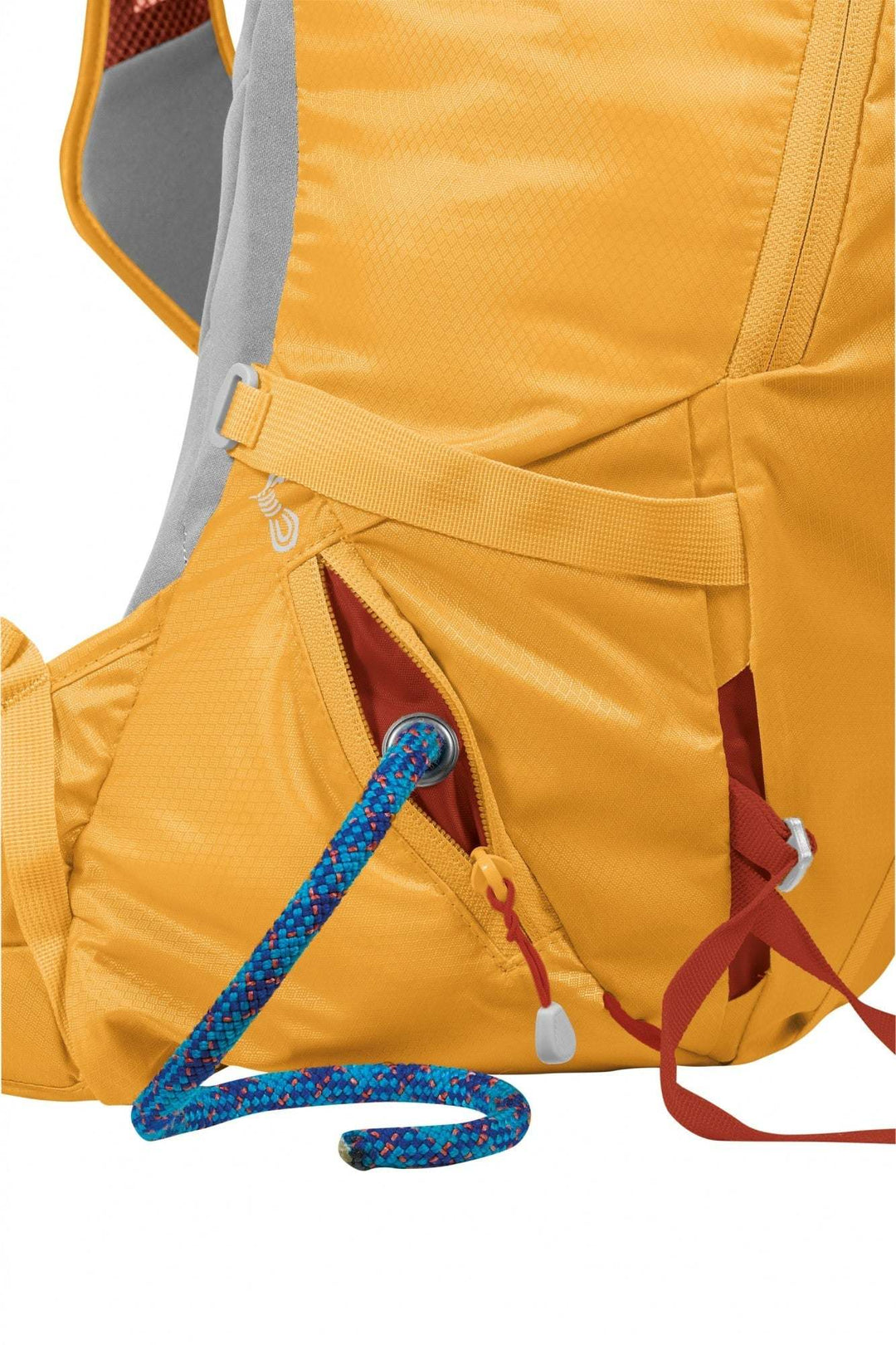Zaino Rutor 30 for alpine skiing and mountaineering, with ergonomic design and multiple compartments.