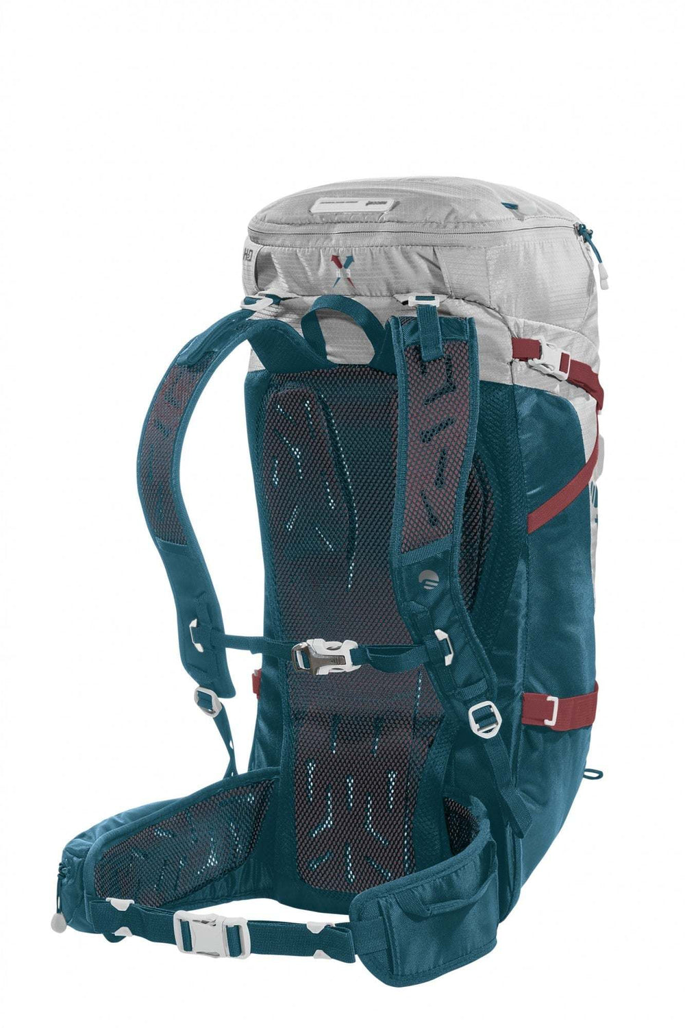 Lightweight women's alpine backpack Zaino Triolet 28+3 Lady with ergonomic design and breathable back system.
