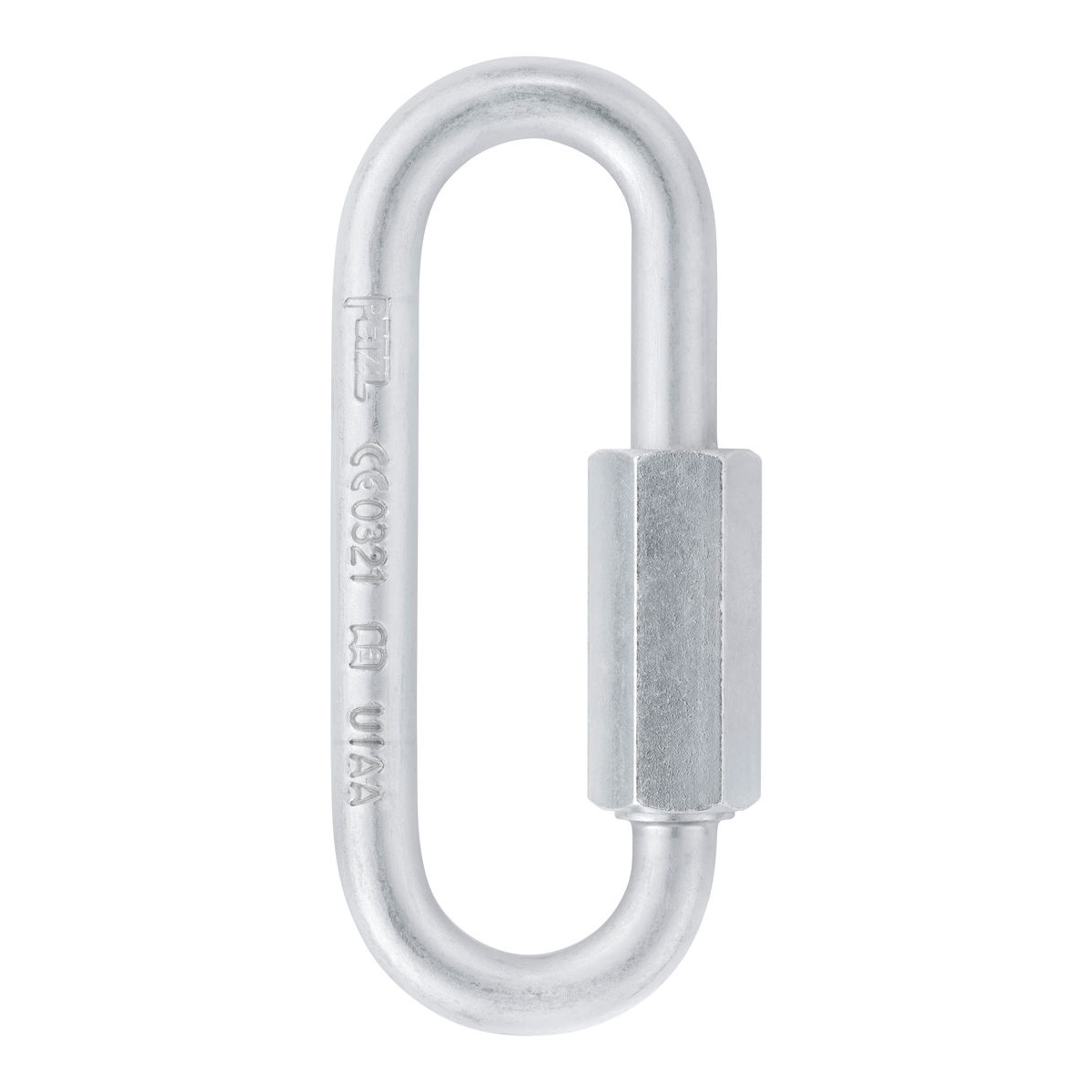 8 mm Quicklink in galvanized steel for secure anchoring and permanent connections.