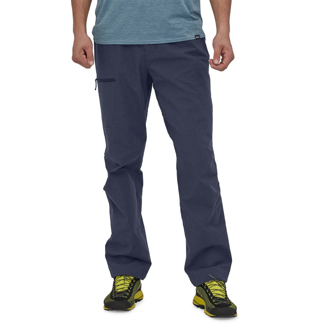 M's Venga Rock Pants in navy, full-length view.